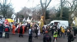 Julian Assange NIght Carnival in London