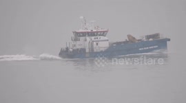 Since the navy have left command and control of the channel border have new vessels