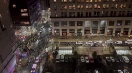 Police disperse upset Eagles fans after tough Super Bowl loss