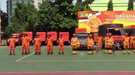 Release of the Indonesian Basaranas Team to Help Search for Earthquake Victims in Turkey