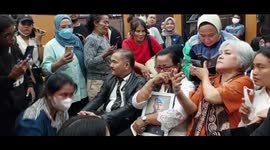 Brigadier Yosua Hutabarat's Mother Witnesses The Verdict Of Former Police General Ferdy Sambo In Jakarta, Indonesia