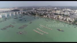 Puqian Port in Wenchang City, China