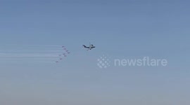 Aero India 2023 air show in Bengaluru, India