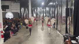 During the NYFW last Friday February 10,2023 at “Hall of Mirror” on the west side one of the designer “Hemistry”  presented his collection with glamour and a sold out show.