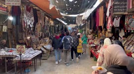 alestinian sufis perform during a celebration of the Islamic holiday of Isra Mi'raj, in the old city of the West Bank city of Nablus