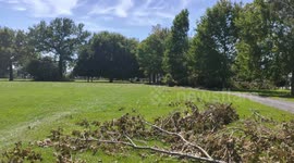 Cleanup in Hastings, Hawkes Bay, New Zealand after Cyclone Gabrielle