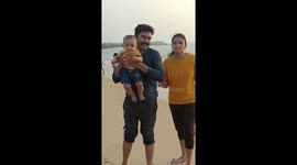 A Memorable Day by the Sea: Witnessing a Child's Joy