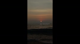 Breathtaking Tranquility: Behold the Serene Arabian Sea Sunset