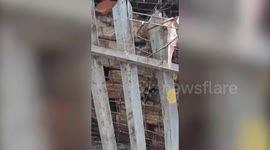 Raw sewage has been flowing into two lakes in West Yorkshire with concerns for local wildlife