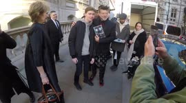 Young author surprises Andy Serkis with book he wrote in London