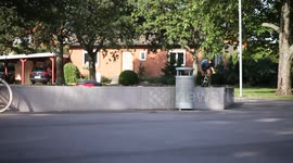 Pro BMX Rider Pulls amazing Tricks