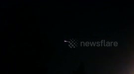 Meteor flying over Las Vegas 12/22/2015