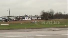 A look at the damage caused by the Garland, Texas tornado