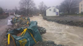 Glenridding Beck high level after storm Frank