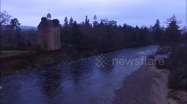 BREAKING NEWS!! - Abergeldie Castle Storm Frank 05/01/16