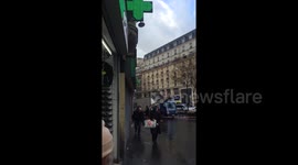 Police run into Paris attack cordon as public evacuated from inside