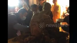 Remarkably well-preserved body of Buddhist monk