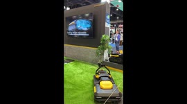 Quick demo of the FULLY AUTOMATED lawn mower at CES 2023 *Future is NOW!*