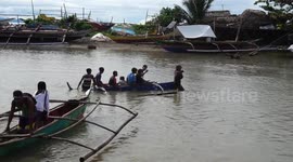 Heavy rains and flooding batter Southern Luzon, Philippines