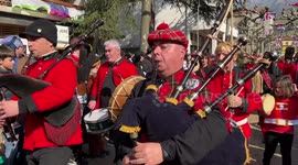 Entierro de Isabel II en los carnavales de Tolosa localidad Guipuzkoana