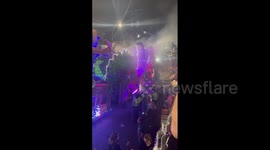 'Oh my god!': Float catches fire during parade in New Orleans, US