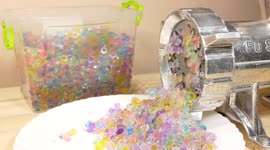 Orbeez Grinding in a Meat Grinder is Oddly Satisfying