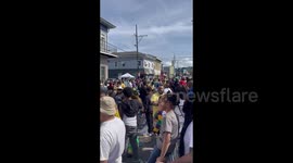 Mardi Gras festivities in New Orleans, USA