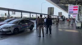 Fugitive Thai wife accused of U.S. student hit-and-run death frogmarched through airport onto plane