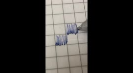 Surreal Seascape, Transformation from a Drawing to the Endless Movement of Oceanic Currents