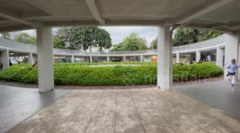 Public park in South Jakarta, Indonesia