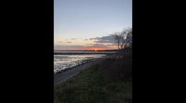 A Quick Shot of Sunset on a beautiful Portsmouth Day in the south of the uk