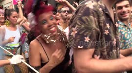 Tarado Ni Voce Block Brings Vibrant Carnival to Sao Paulo Streets In Brazil