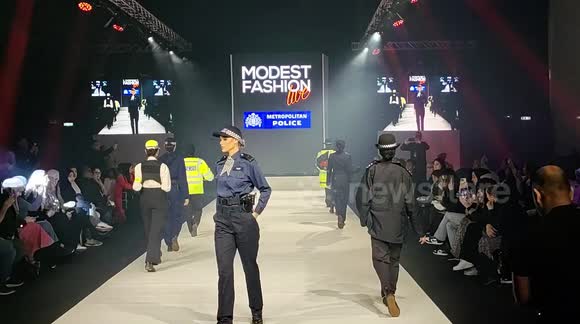 Met Police unveils new 'modest uniforms' for policewomen at London Muslim Shopping Festival