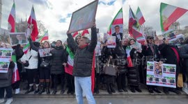 Iranians waiting to see Reza coming out of parliament