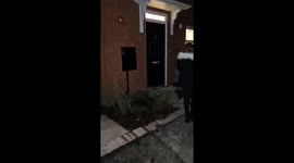 Telling my two children we were visiting a friend.. little did they know I was surprising them with the news we got our forever home