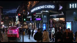 Not many second now to cross the road to get into Hippodrome Casimo, London, United Kingdom