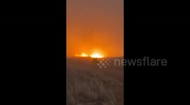 High winds cause grass fires in West Texas