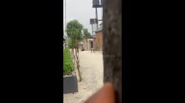 A fake bully prank gone wrong as the prankster almost  ran away