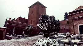 Spain: Storm Juliette Batters Balearic Islands, Bringing Snow And Freezing Temperatures