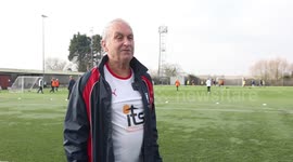 Meet Britain's oldest international footballer - a grandfather who missed trials for Arsenal aged 14 because he had no boots