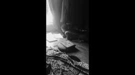 African child doing a school assignment, self study and educational independence is the only chance to success in africa