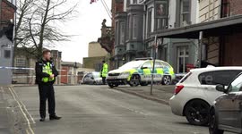 Police at scene in Ilkseton where man was stabbed twice outside cinema