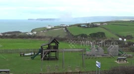 More or the fire at Port Isaac Bay filmed in reply to a email from Tom