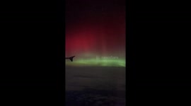 BA pilot dims cabin lights to allow passengers to enjoy stunning Aurora Borealis