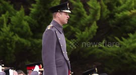 The Prince and Princess of Wales to 1st Battalion The Welsh Guards on a very special St David's Day in Combermere Barracks, St Leonards Road, Windsor