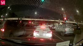 Accident: Car Gets Sideswiped While Pulling Out of a Junction