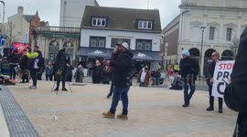 Interviews from people at the Anti undocumented migrant protesters