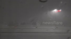 Snowstorm Impacts Major Highway 401