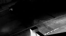 An Amazon driver appeared to urinate at the bottom of a customer's drive