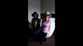 Joan and Maureen saying two hats in a posh way then in English slag they soon came to realise what they was saying